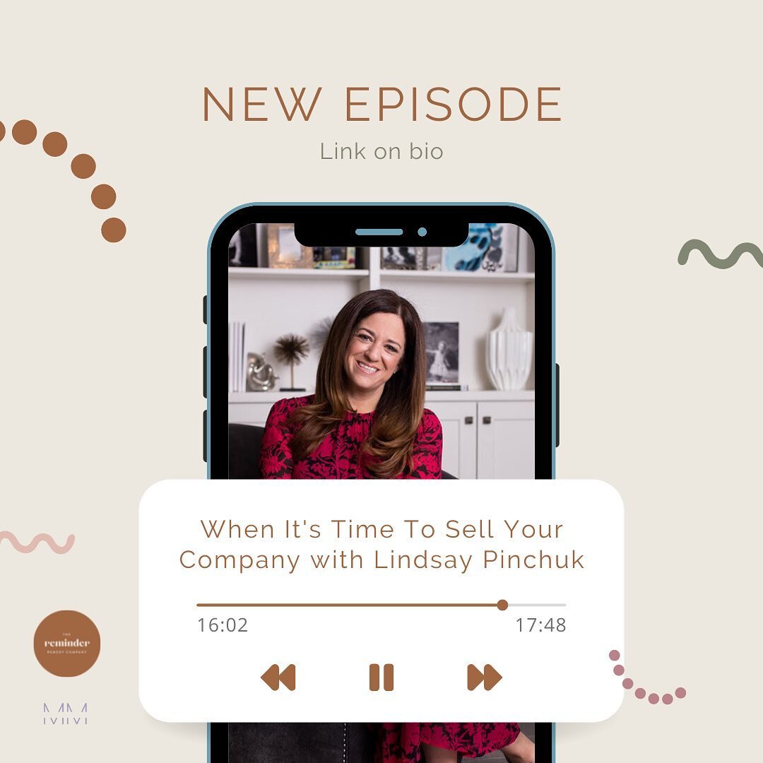 A mother's day special. 🌹
With $500 in her pocket and a baby in her belly, she left her high-powered job as a magazine publishing executive and founded her first company.
In today&rsquo;s episode, our special guest is @lindsaypinchuk - an award-wi
