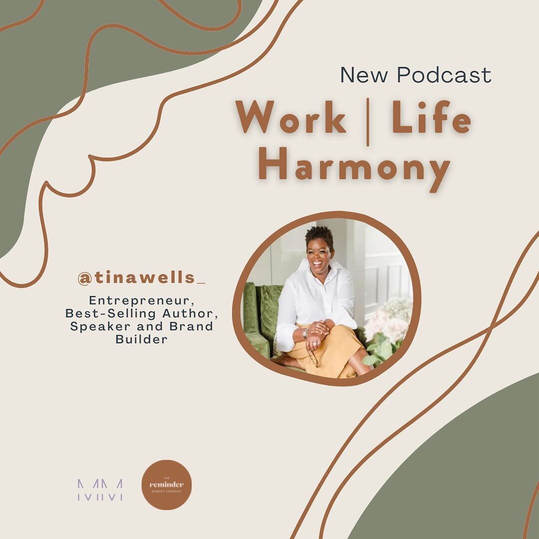 Let's be honest, the only question on our mind most days is &ldquo;what is the key to achieving work-life balance?&rdquo; Is it even possible???
On today's episode, @tinawells_ an entrepreneur, best-selling author, speaker, and brand builder shared 